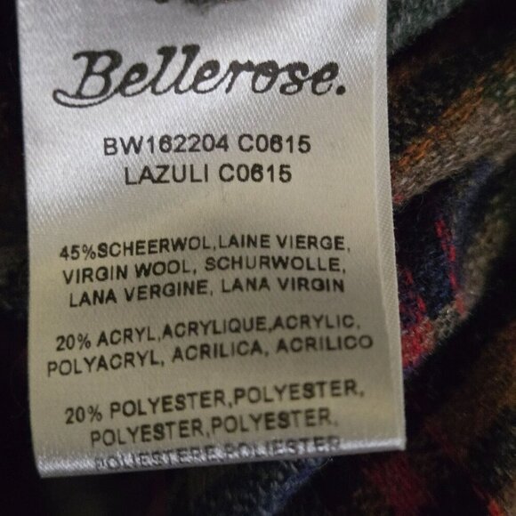 Bellerose Wool Dark Academia Gray Plaid Shirt Dress Belgian Clothing Co Size 0 - Picture 5 of 6